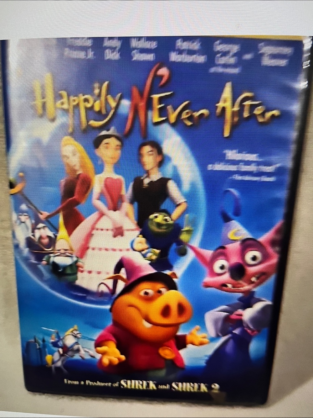 Happily N'Ever After DVD - Blue Party Art